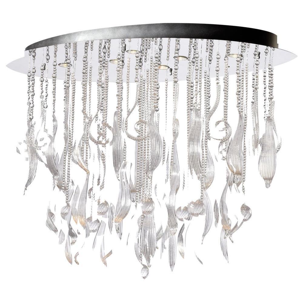 Mirabelle 6 Light Oversized Oval Pendant by Cyan - 04669