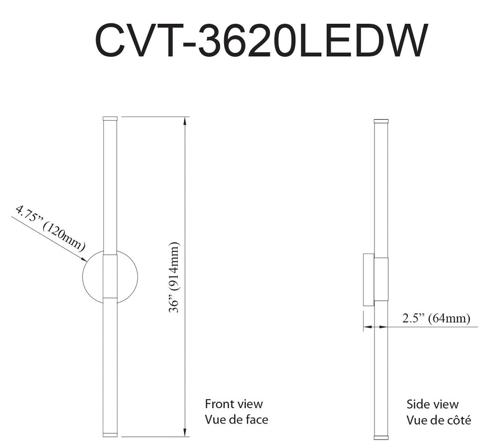 CVT-3620LEDW-AGB