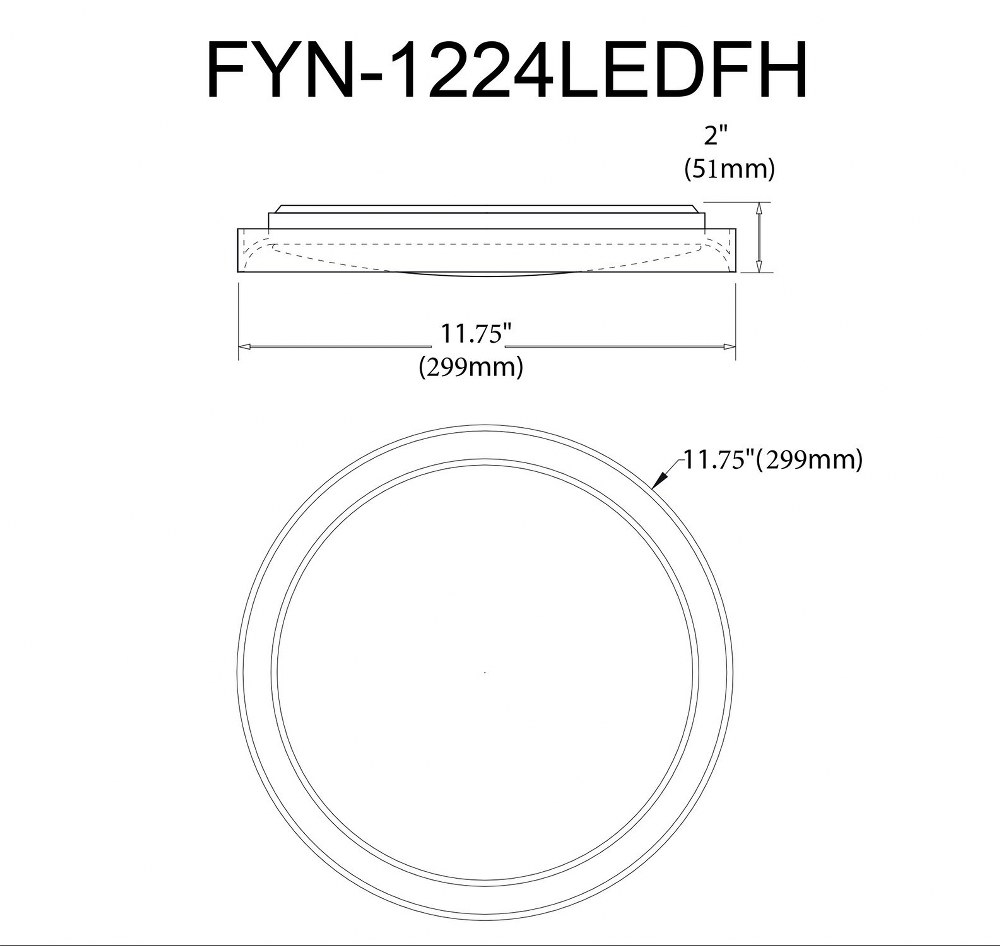 FYN-1224LEDFH-MW