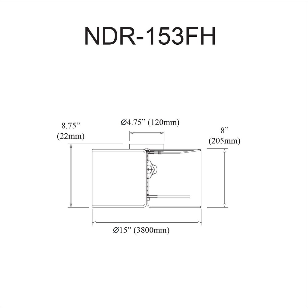 NDR-153FH-GLD-WH