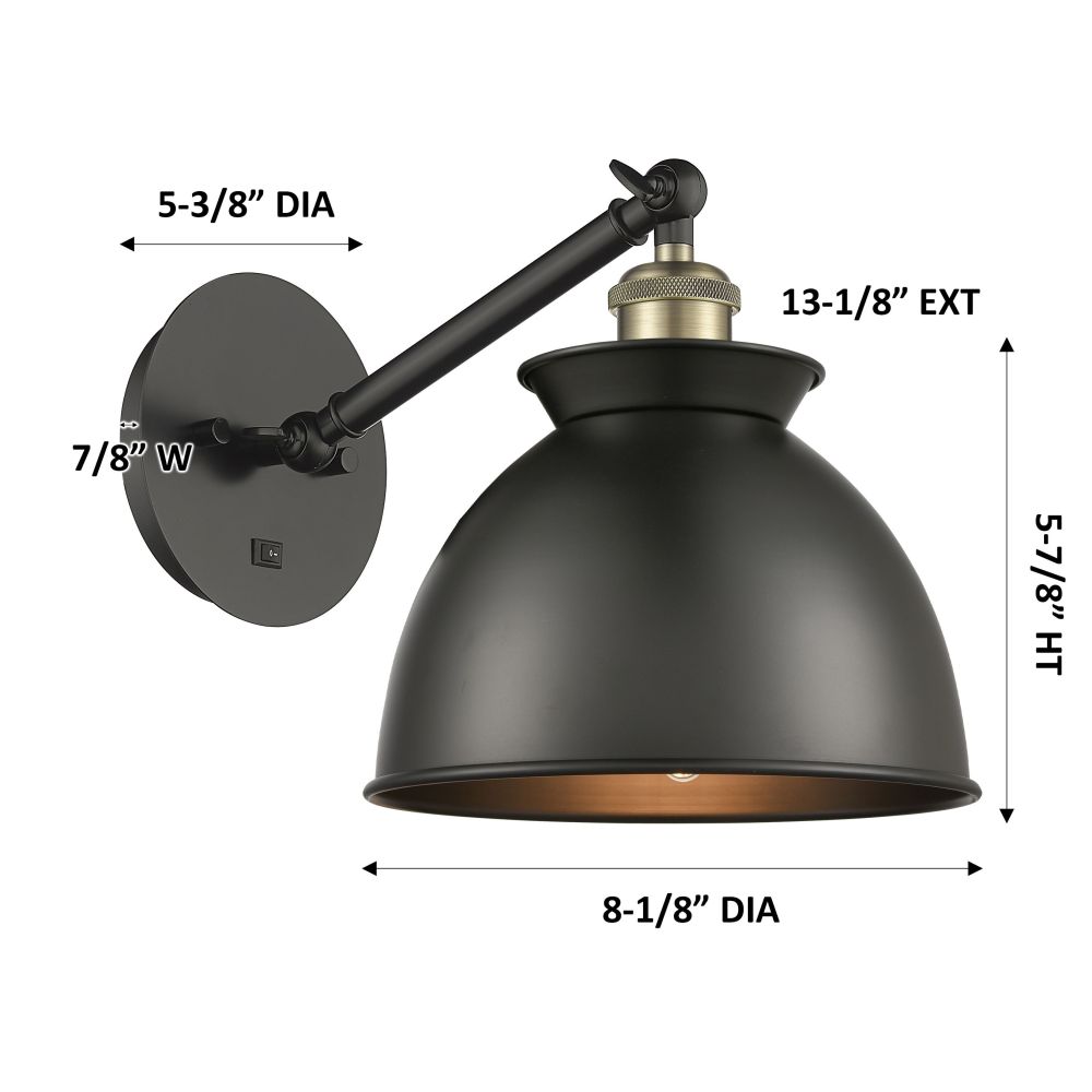 317-1W-BAB-M14-BK-LED