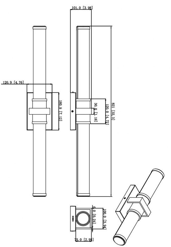 1019-32W-BN-LED