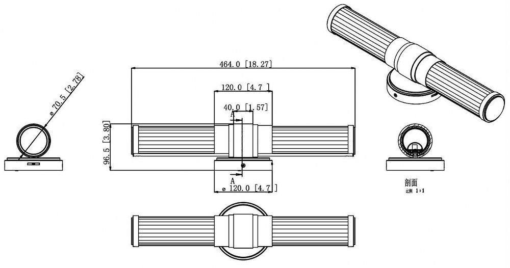 1020-18W-BN-LED