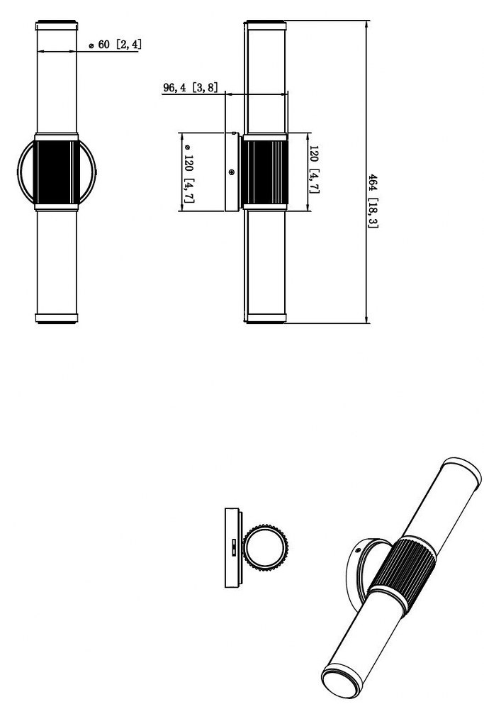 1021-18W-BN-LED