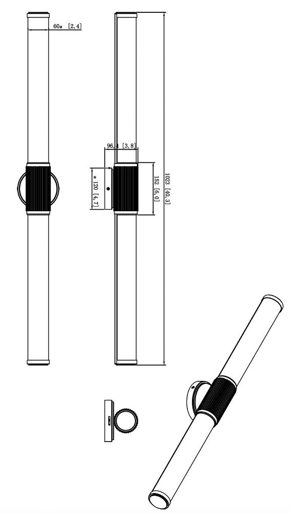 1021-40W-BN-LED