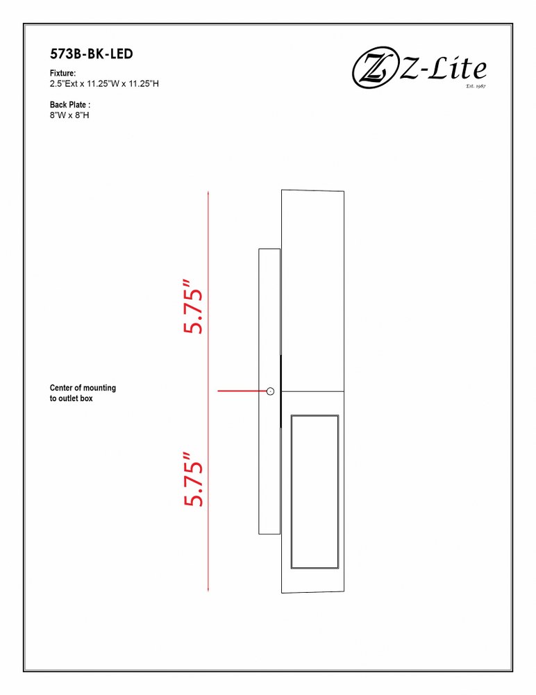 573B-BK-LED