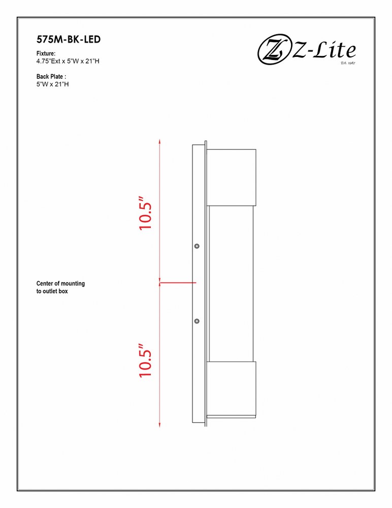 575M-BK-LED